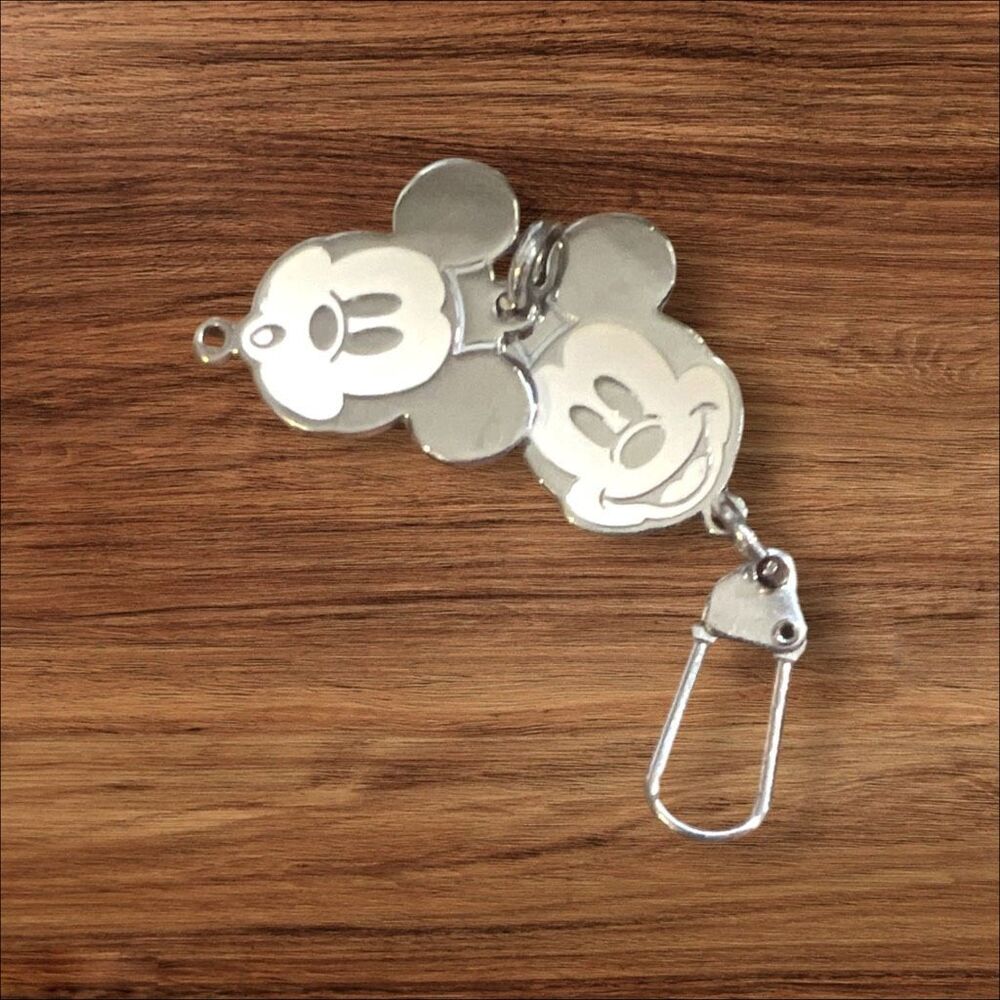 Lucky Brand Disney Mickey Minnie Mouse Double Face Keychain Charm